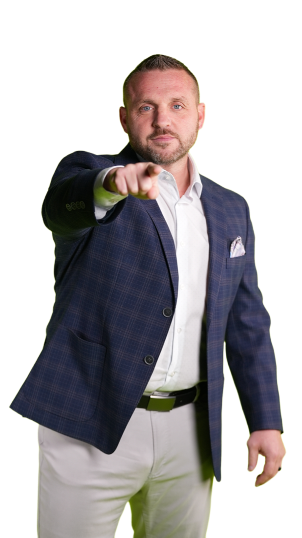 Todd Pultz pointing